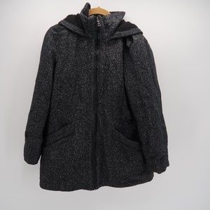 Details Intl Zip Up Pockets Hooded Coat Jacket